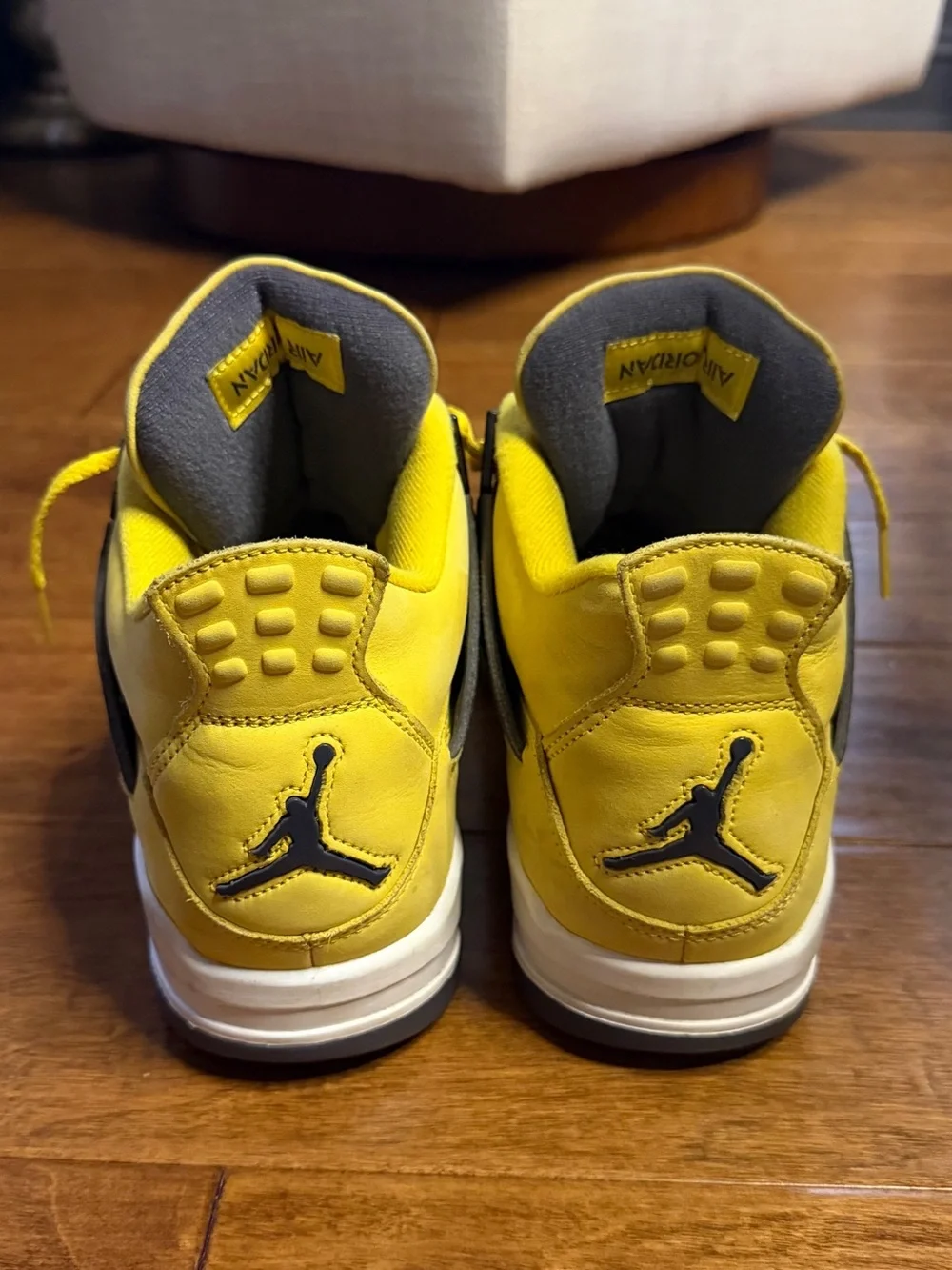Jordan Retro Yellow and Black Low-Top Sneakers